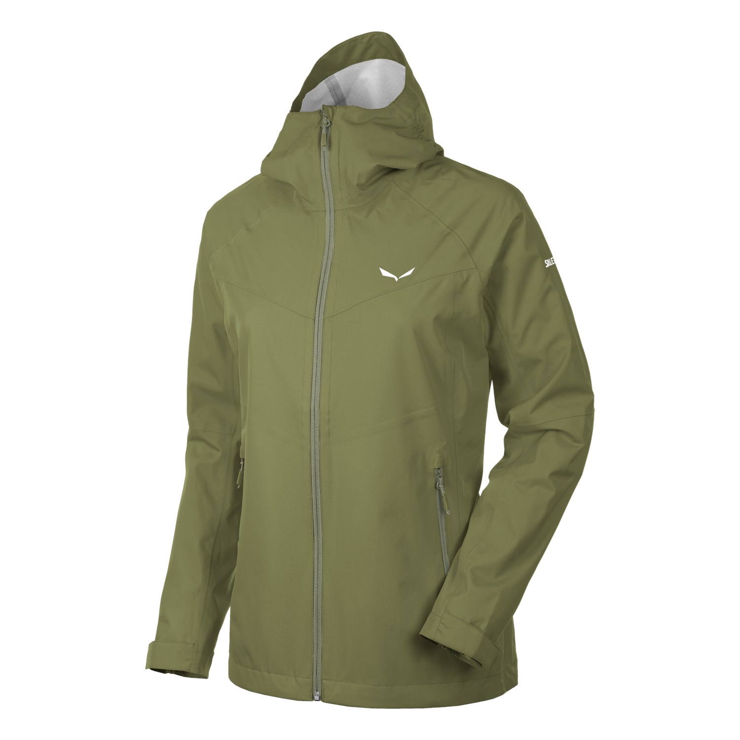 Jaquetas Hardshell Salewa Puez Aqua Powertex Mulher Verdes/Verde Oliva 648SCTVJH